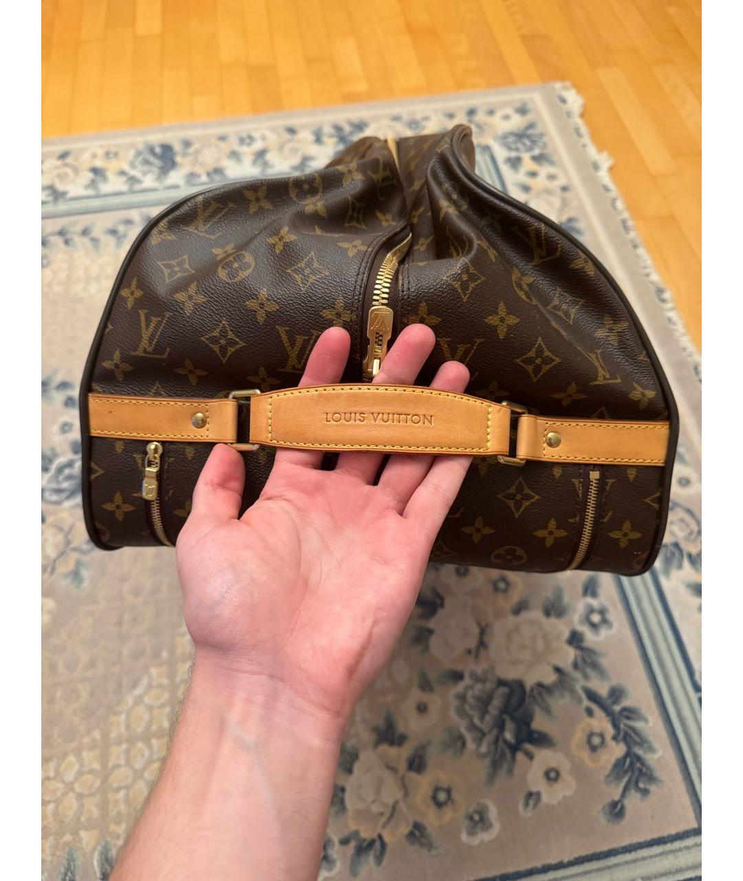 LOUIS VUITTON Коричневый чемодан, фото 3