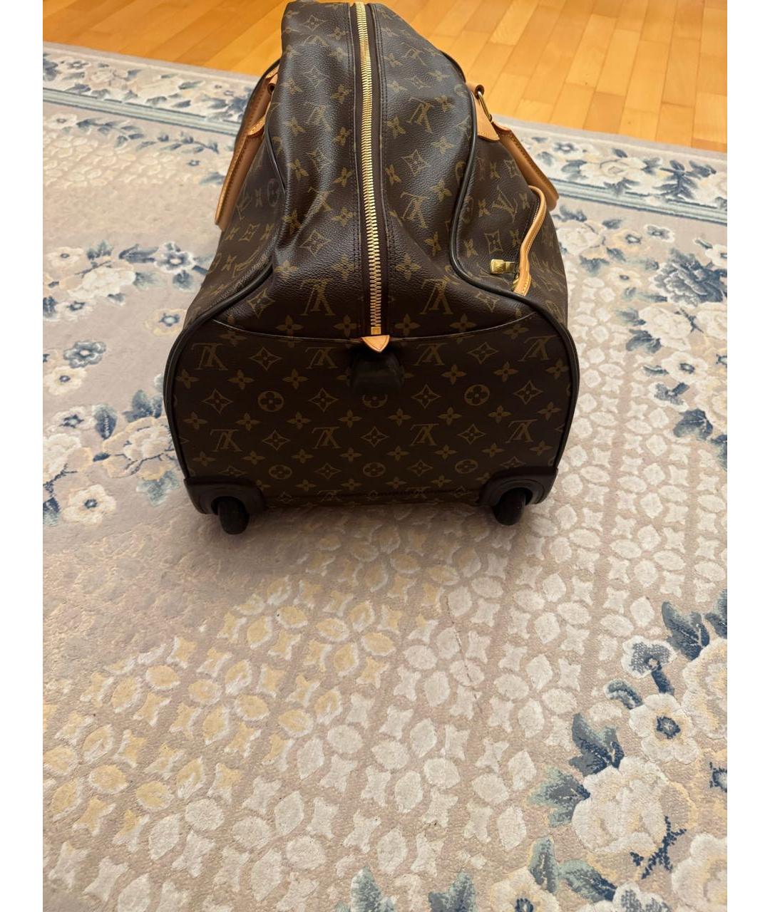 LOUIS VUITTON Коричневый чемодан, фото 5