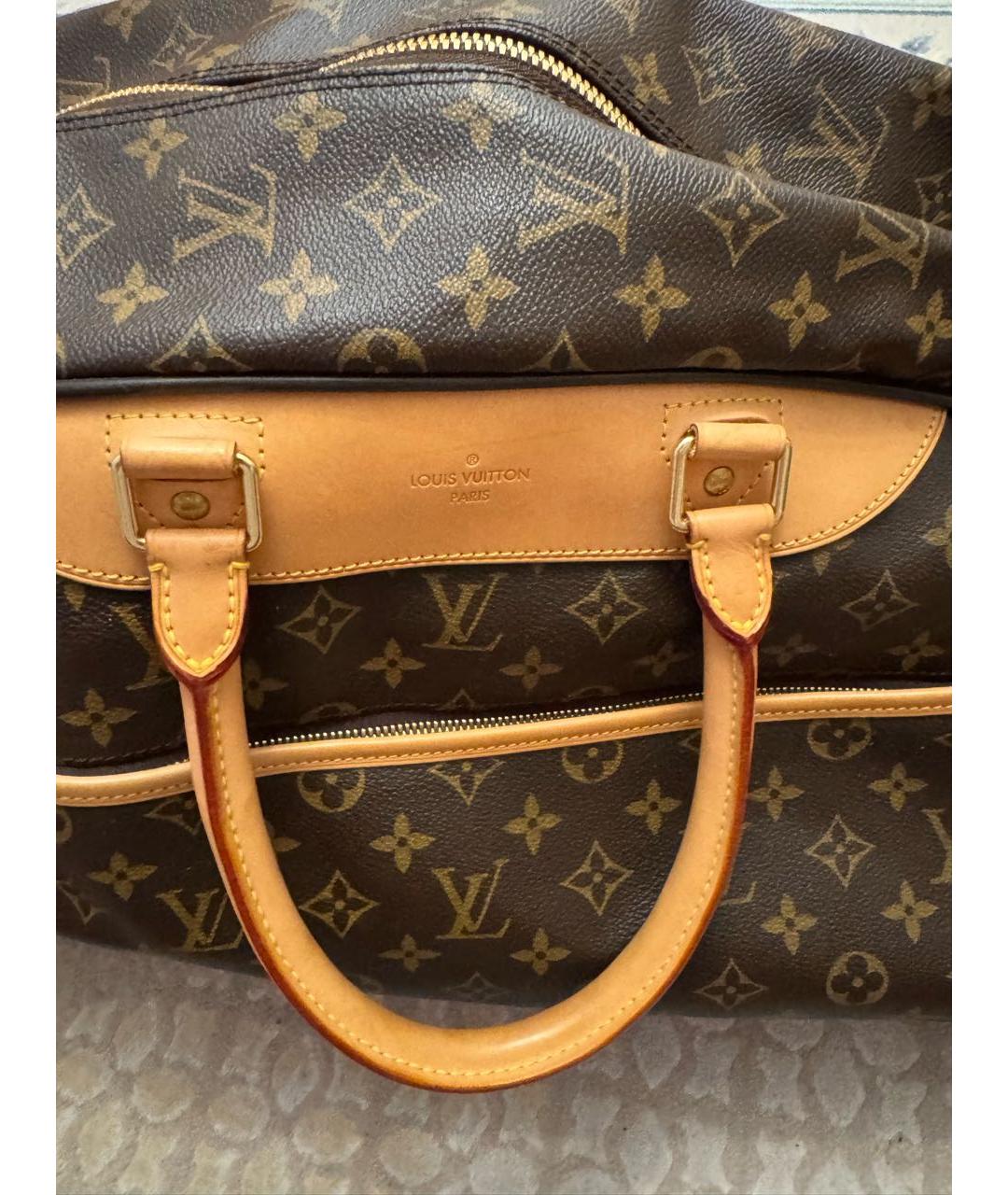LOUIS VUITTON Коричневый чемодан, фото 6
