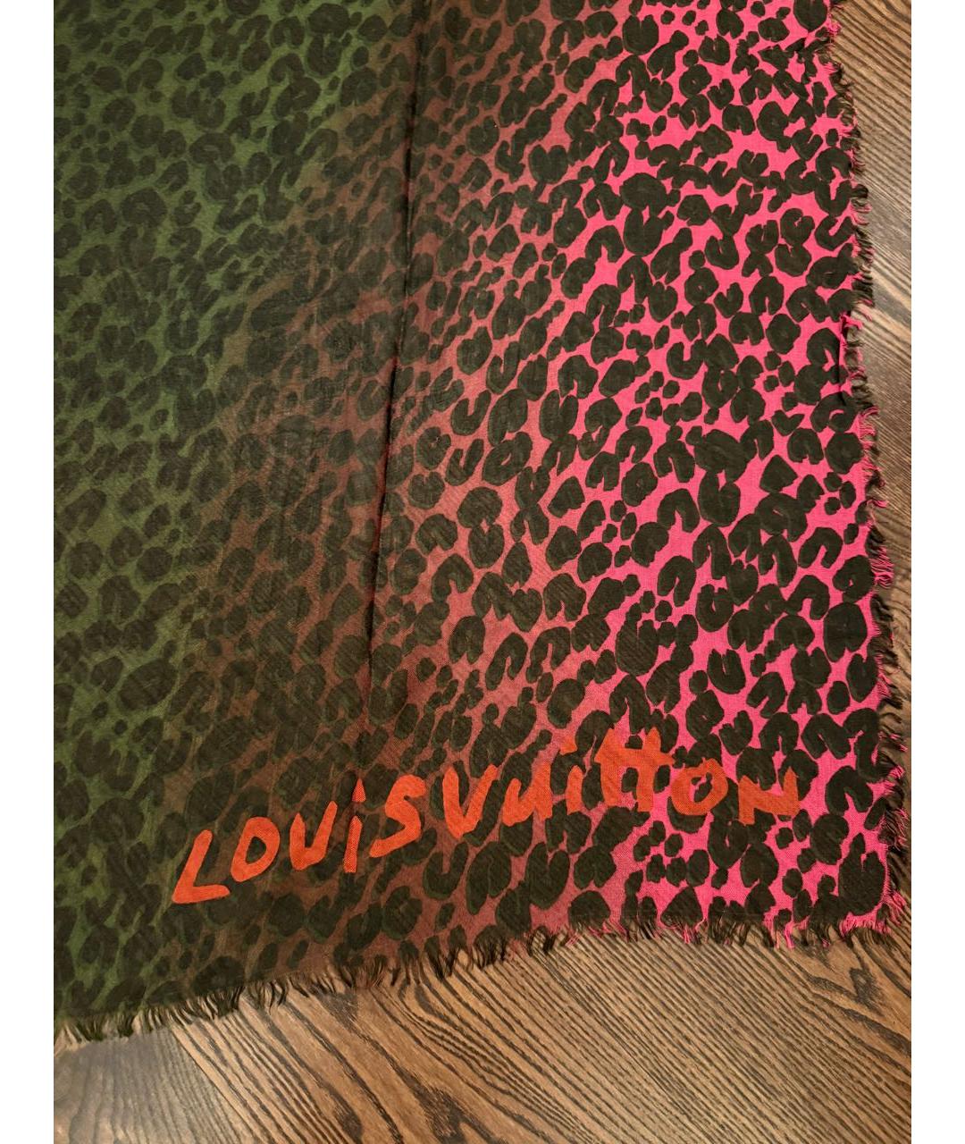 LOUIS VUITTON Мульти кашемировый платок, фото 2