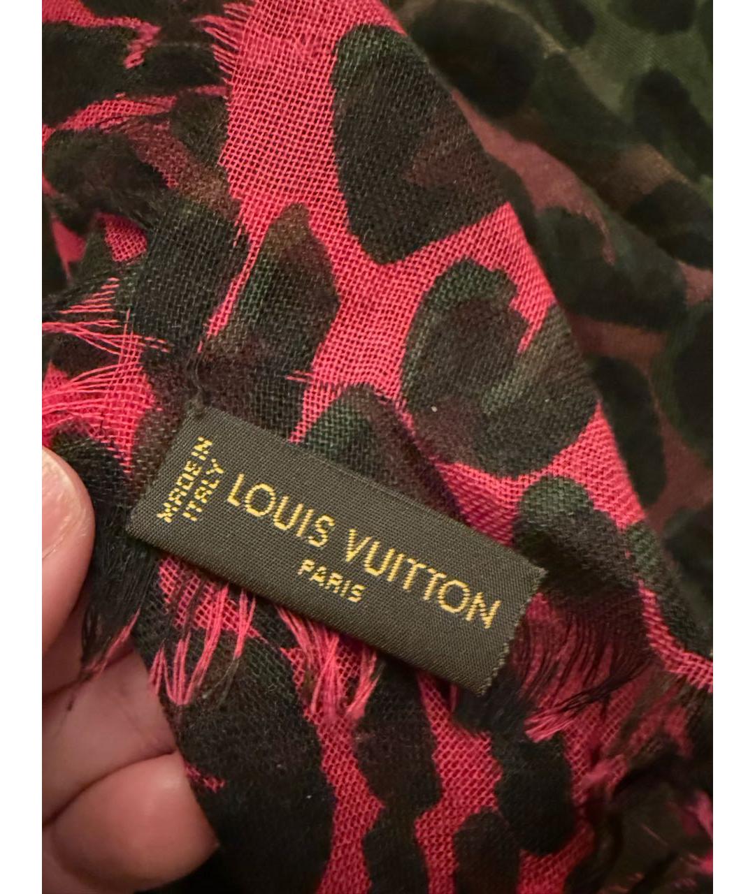 LOUIS VUITTON Мульти кашемировый платок, фото 5