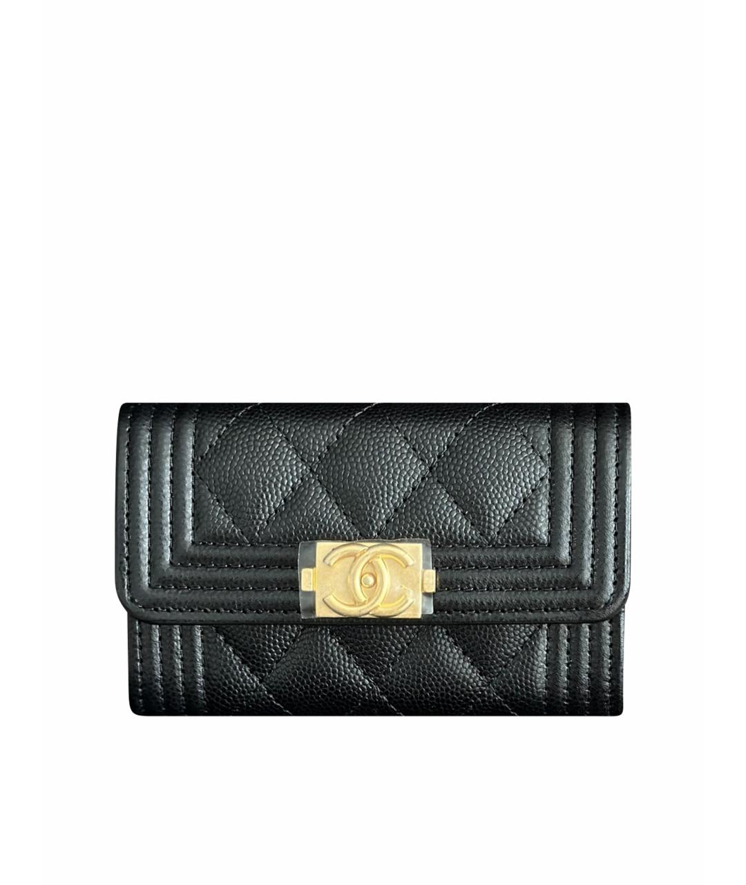 CHANEL Черный кожаный кардхолдер, фото 9