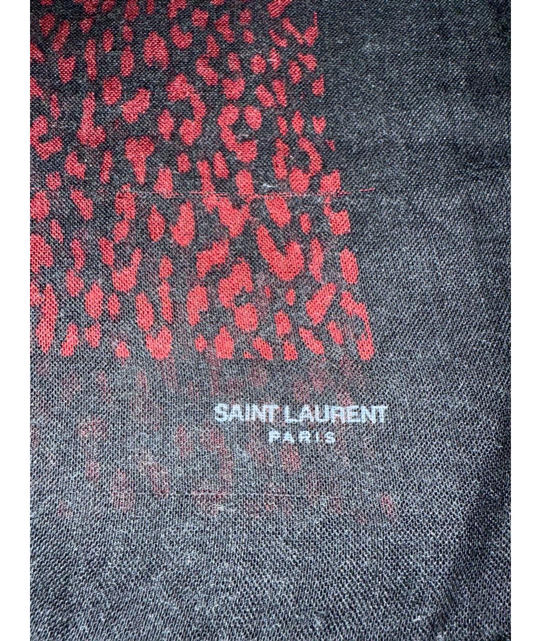 SAINT LAURENT Кашемировый платок, фото 2