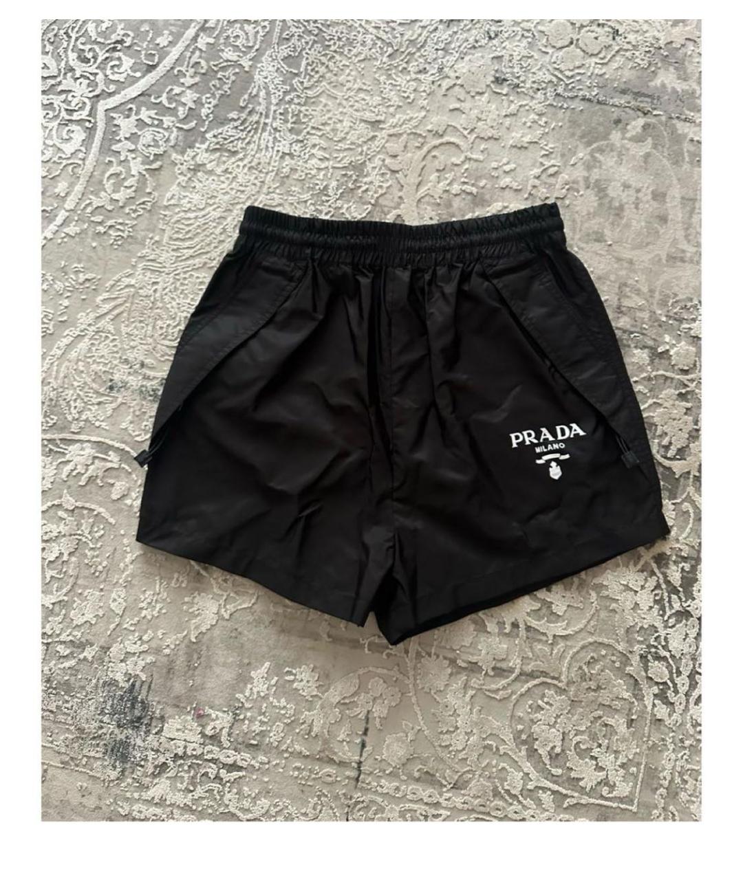 PRADA Черные шорты, фото 5