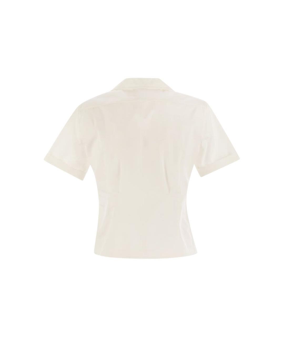 WEEKEND MAX MARA Бежевая хлопковая рубашка, фото 2