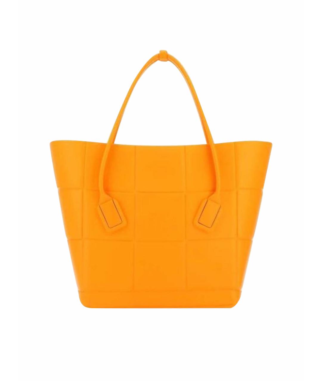 BOTTEGA VENETA Оранжевая сумка тоут, фото 1