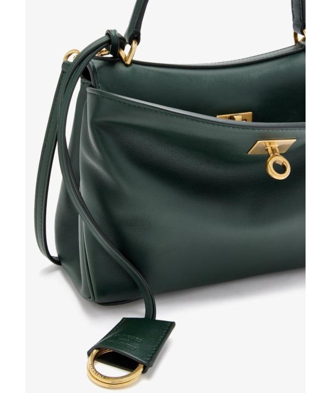 BALENCIAGA Зеленая кожаная сумка тоут, фото 2