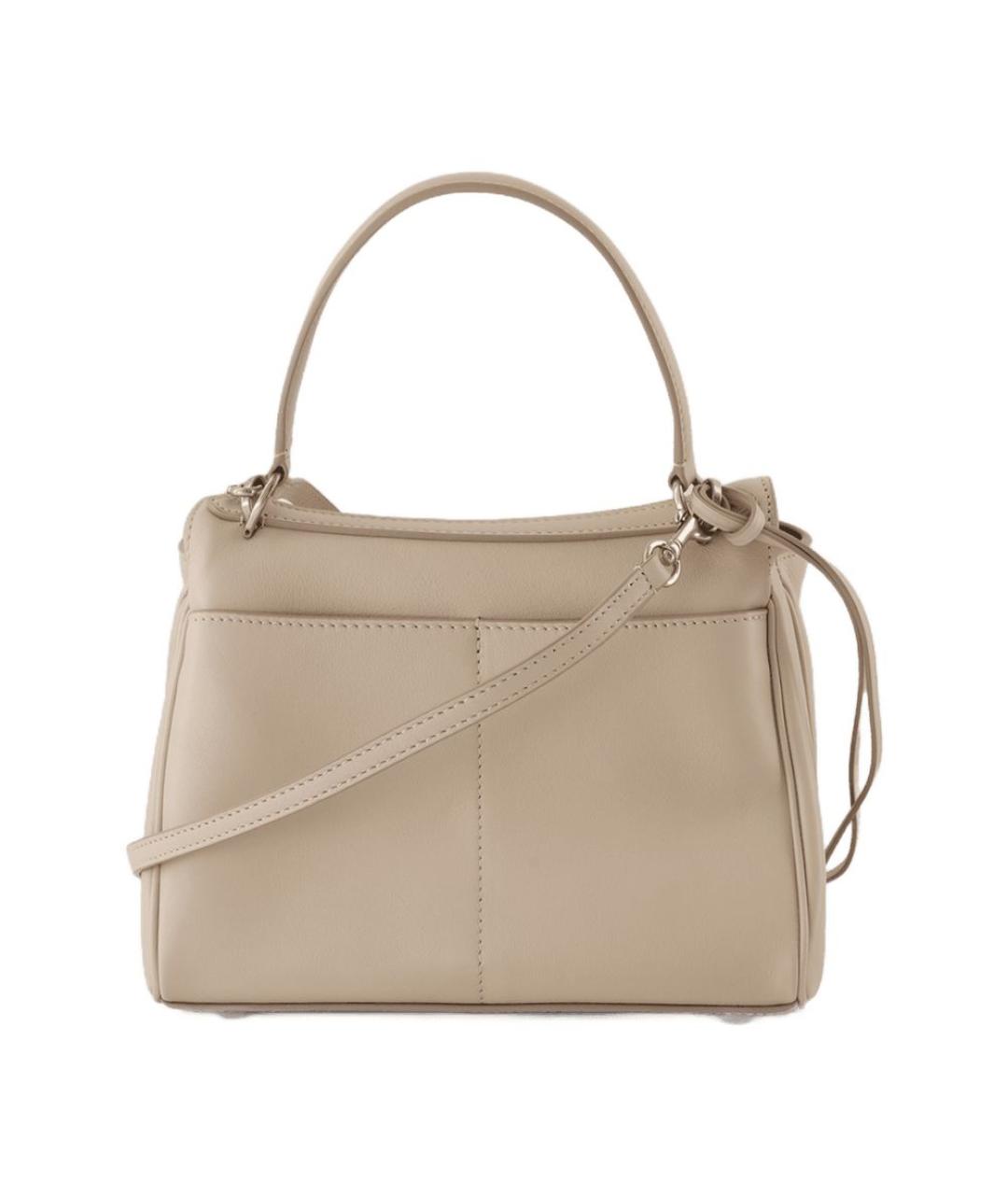 BALENCIAGA Бежевая кожаная сумка тоут, фото 3