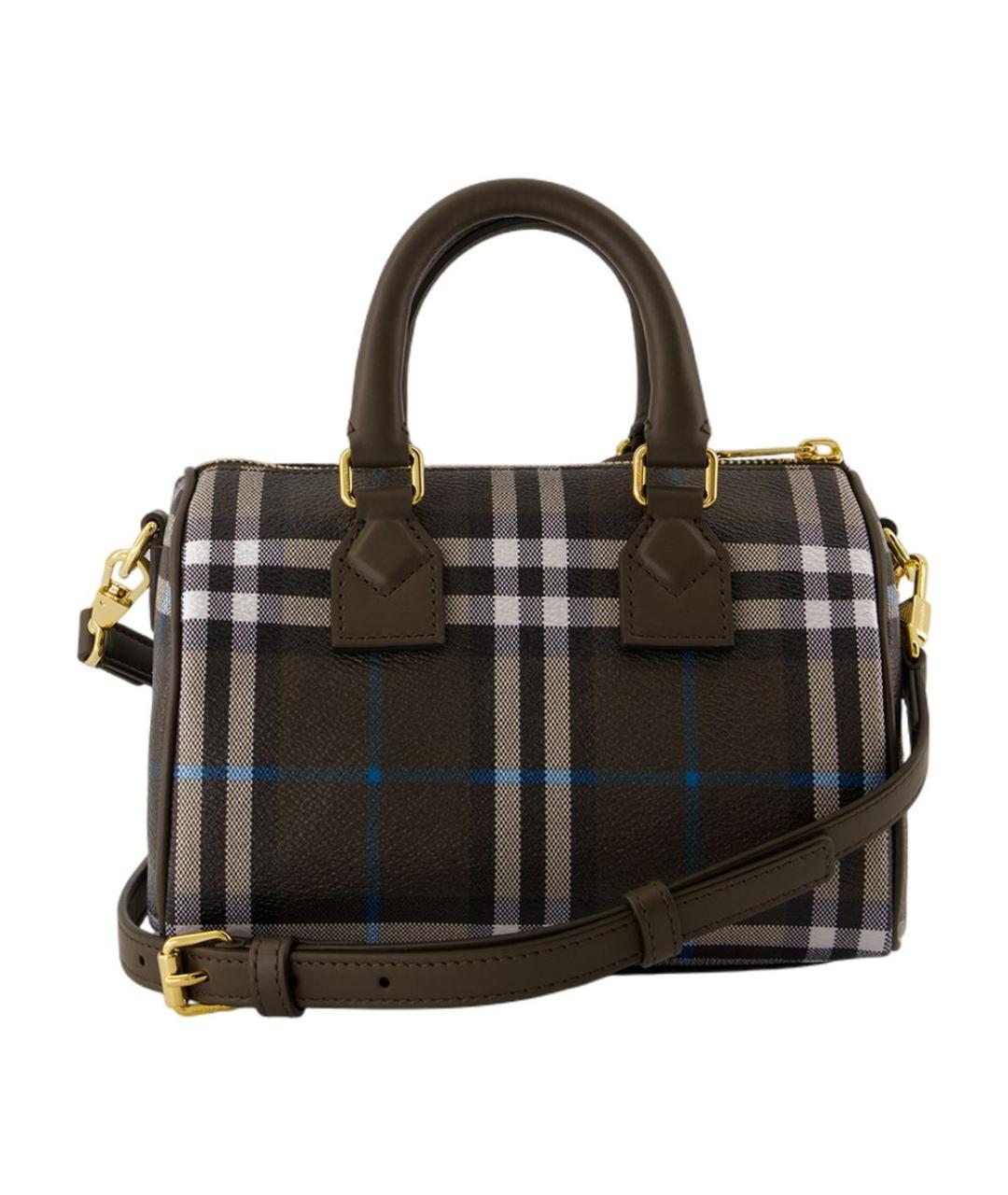 BURBERRY Коричневая сумка с короткими ручками, фото 3
