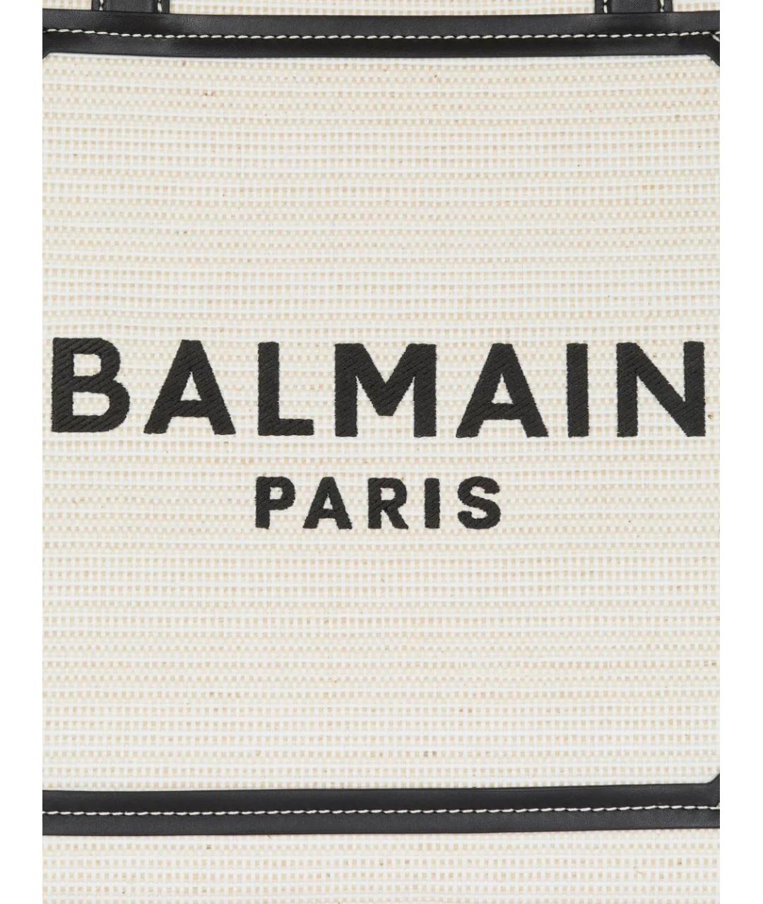 BALMAIN Бежевая сумка тоут, фото 5