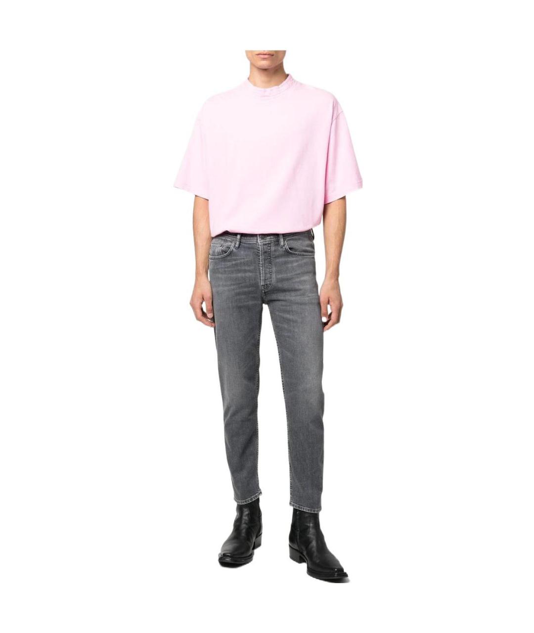 ACNE STUDIOS Черные прямые джинсы, фото 2