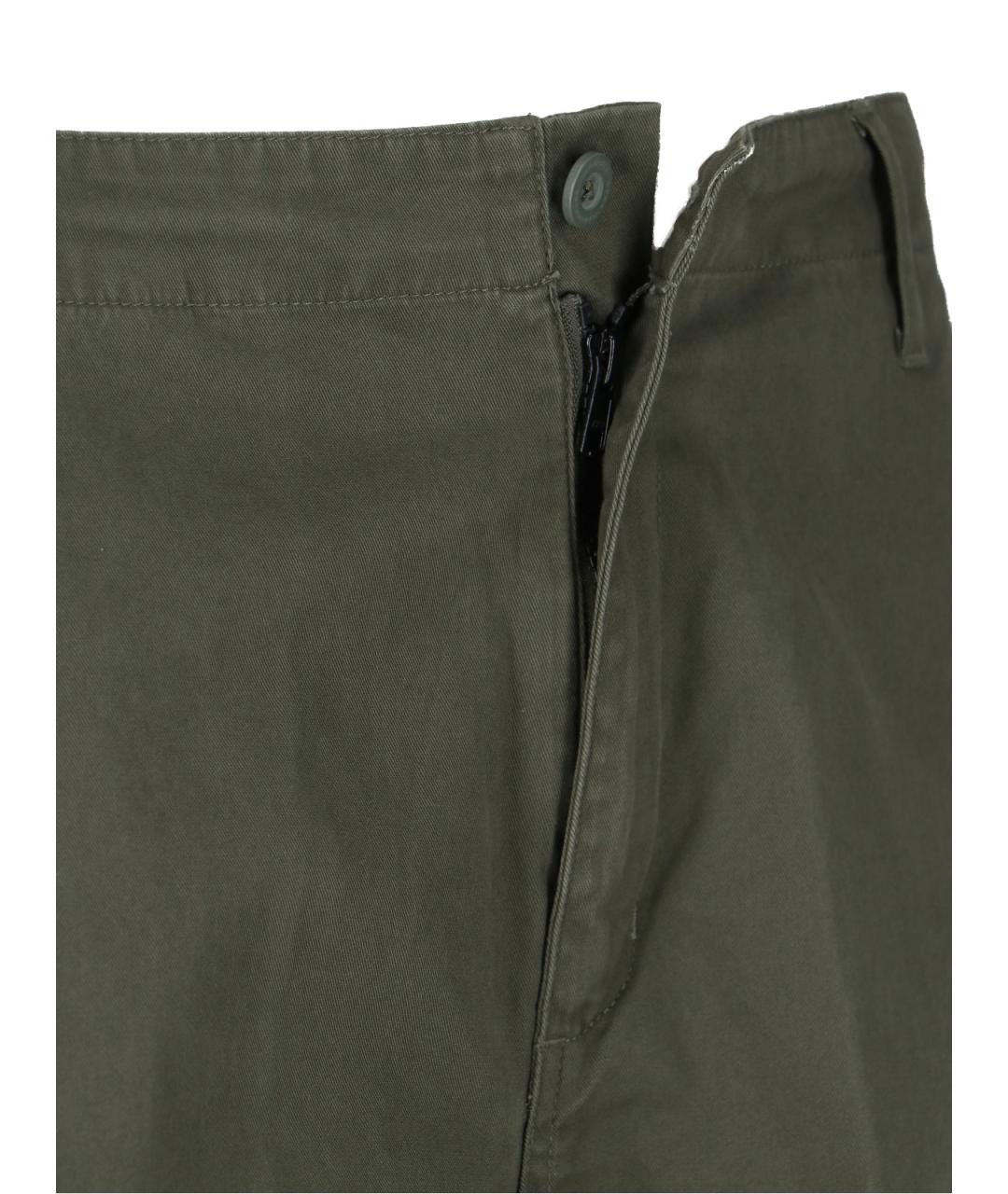 CARHARTT WIP Зеленые хлопковые повседневные брюки, фото 5