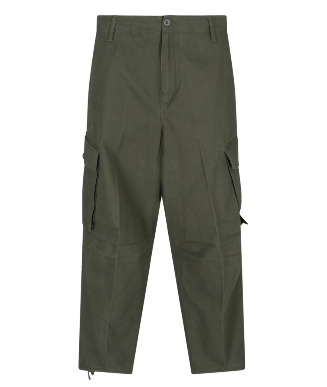 CARHARTT WIP Зеленые хлопковые повседневные брюки, фото 1