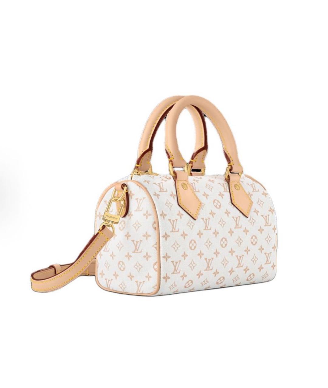 LOUIS VUITTON Белая сумка с короткими ручками, фото 2