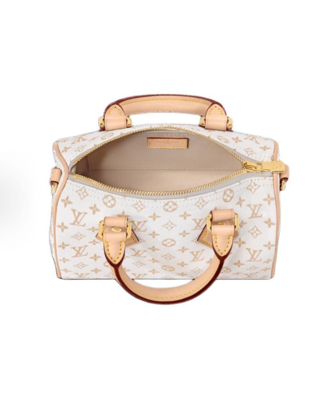 LOUIS VUITTON Белая сумка с короткими ручками, фото 3