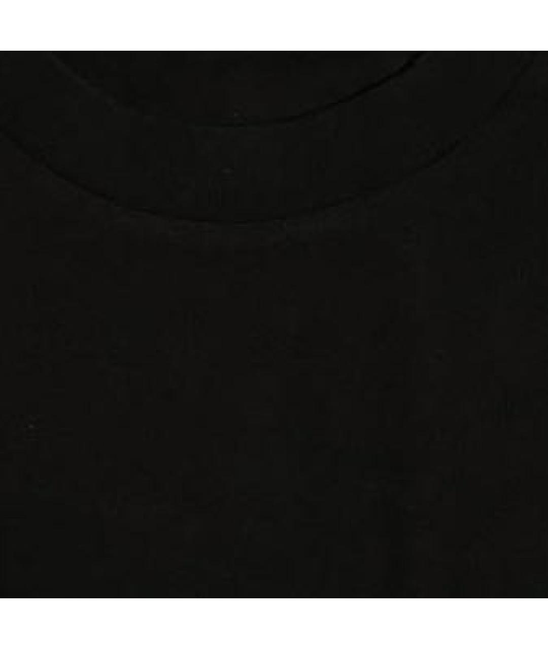DOLCE&GABBANA Черная хлопковая футболка, фото 3