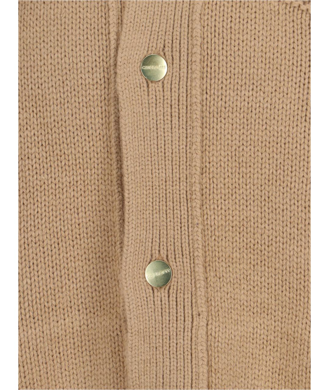 CARHARTT WIP Бежевый кардиган, фото 4