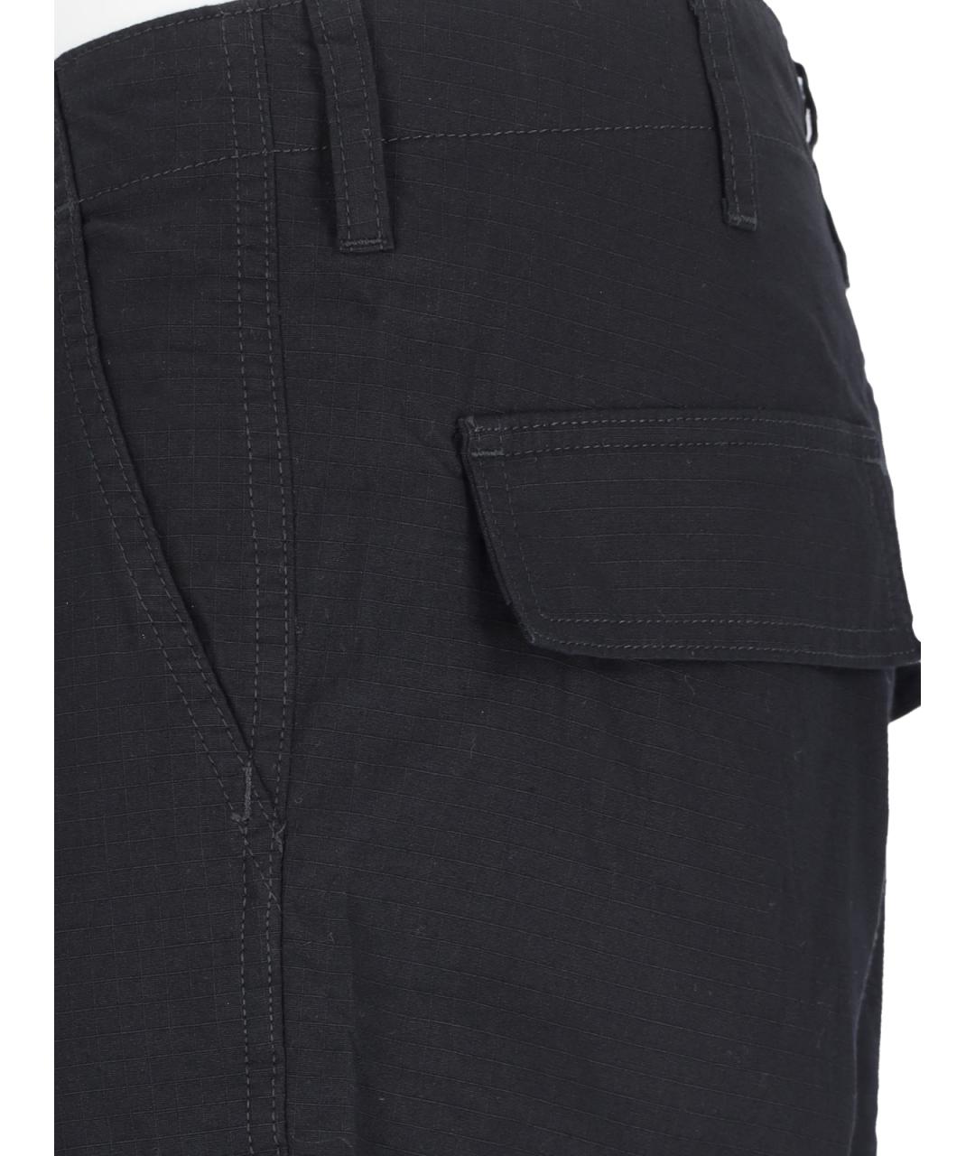 CARHARTT WIP Черные хлопковые повседневные брюки, фото 5