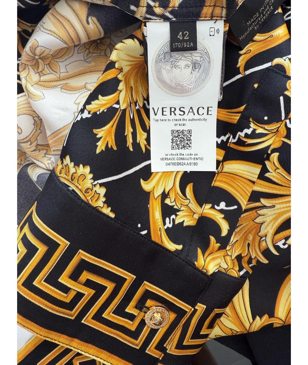 VERSACE Шелковое вечернее платье, фото 4