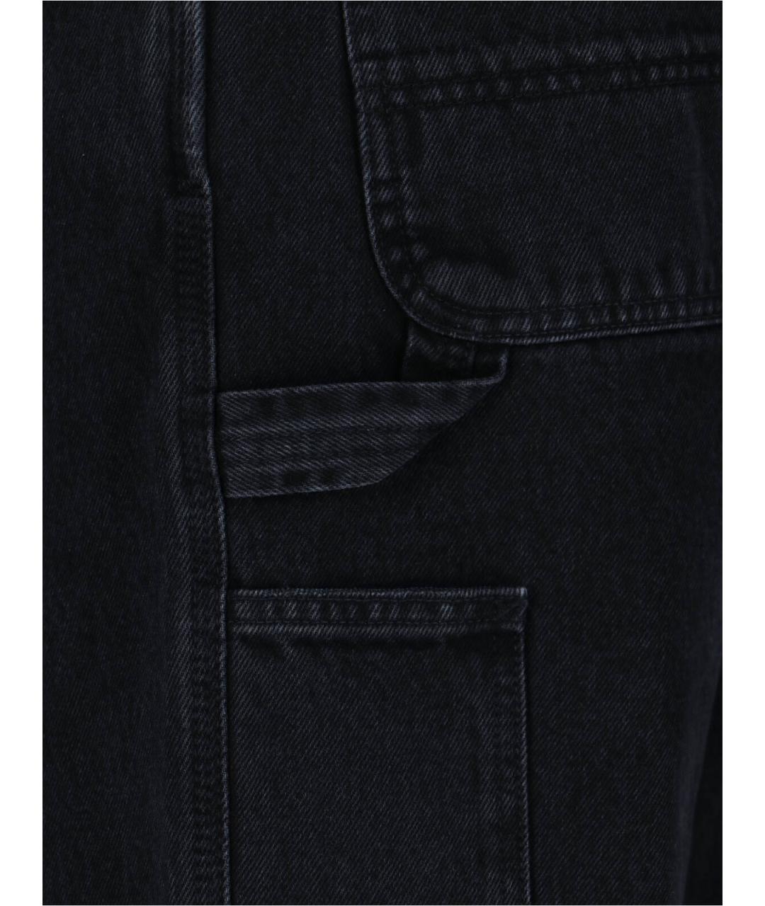 CARHARTT WIP Черные хлопковые прямые джинсы, фото 5