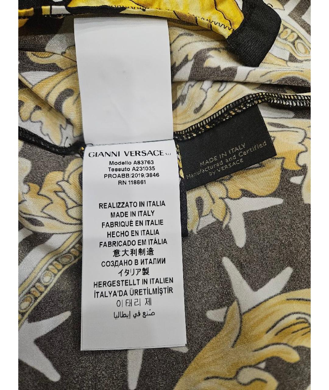 VERSACE Мульти полиамидовое боди, фото 6