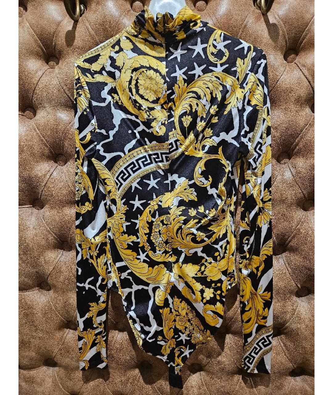 VERSACE Мульти полиамидовое боди, фото 2