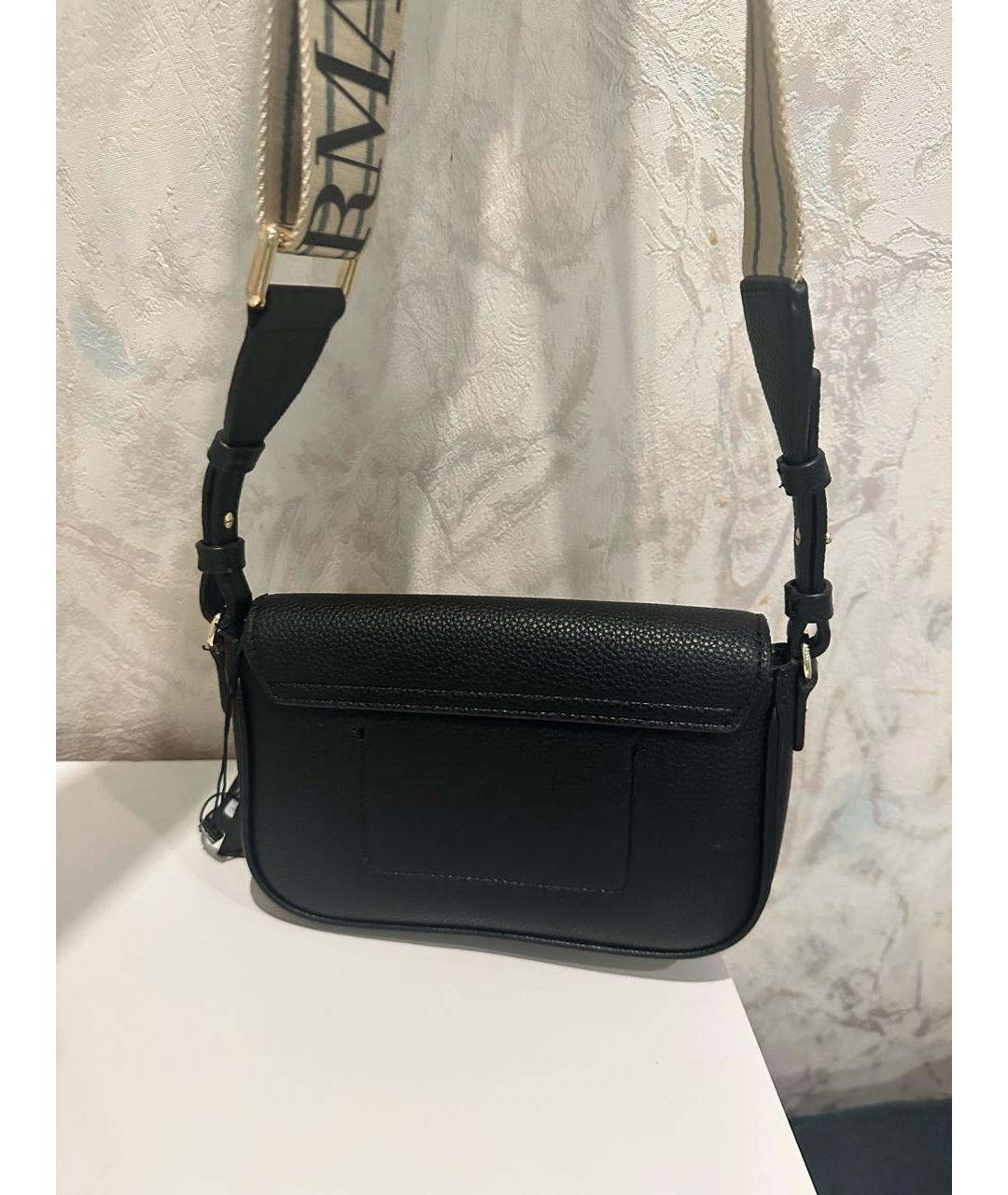 EMPORIO ARMANI Черная сумка через плечо из искусственной кожи, фото 4