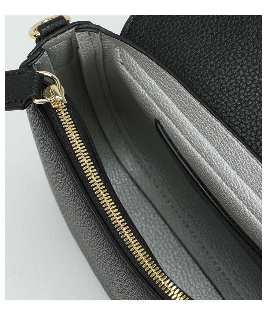 EMPORIO ARMANI Черная сумка через плечо из искусственной кожи, фото 7