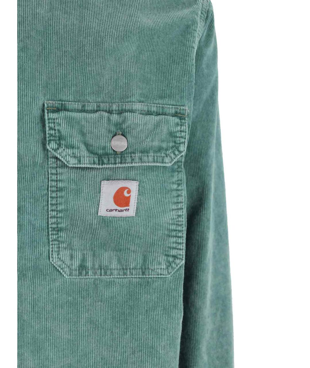 CARHARTT WIP Зеленая хлопковая куртка, фото 3