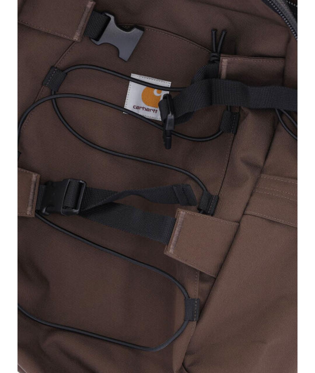 CARHARTT WIP Коричневый синтетический рюкзак, фото 4