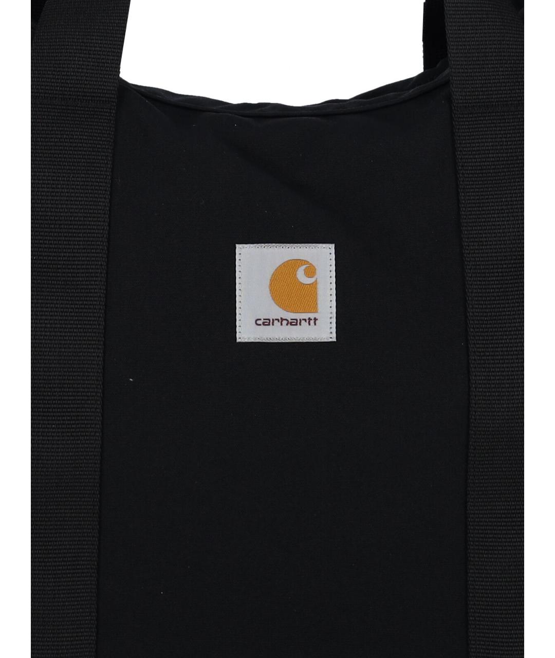 CARHARTT WIP Черная тканевая сумка тоут, фото 4
