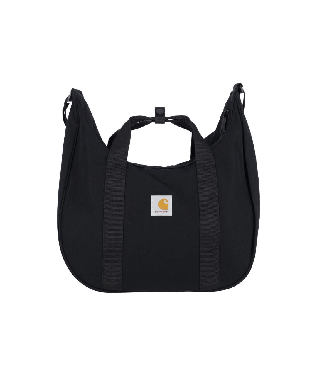 CARHARTT WIP Черная тканевая сумка тоут, фото 1