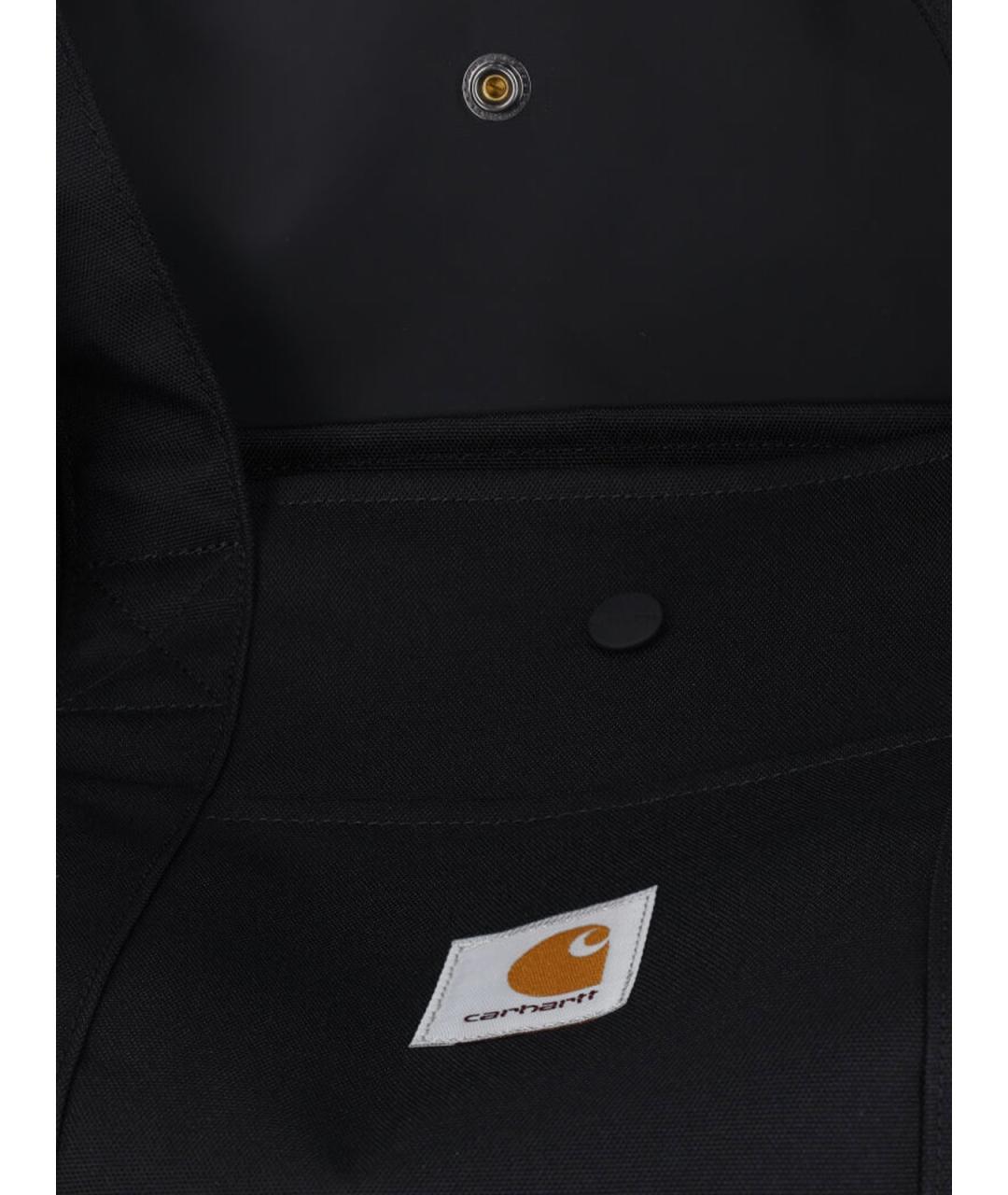 CARHARTT WIP Черная синтетическая сумка тоут, фото 4