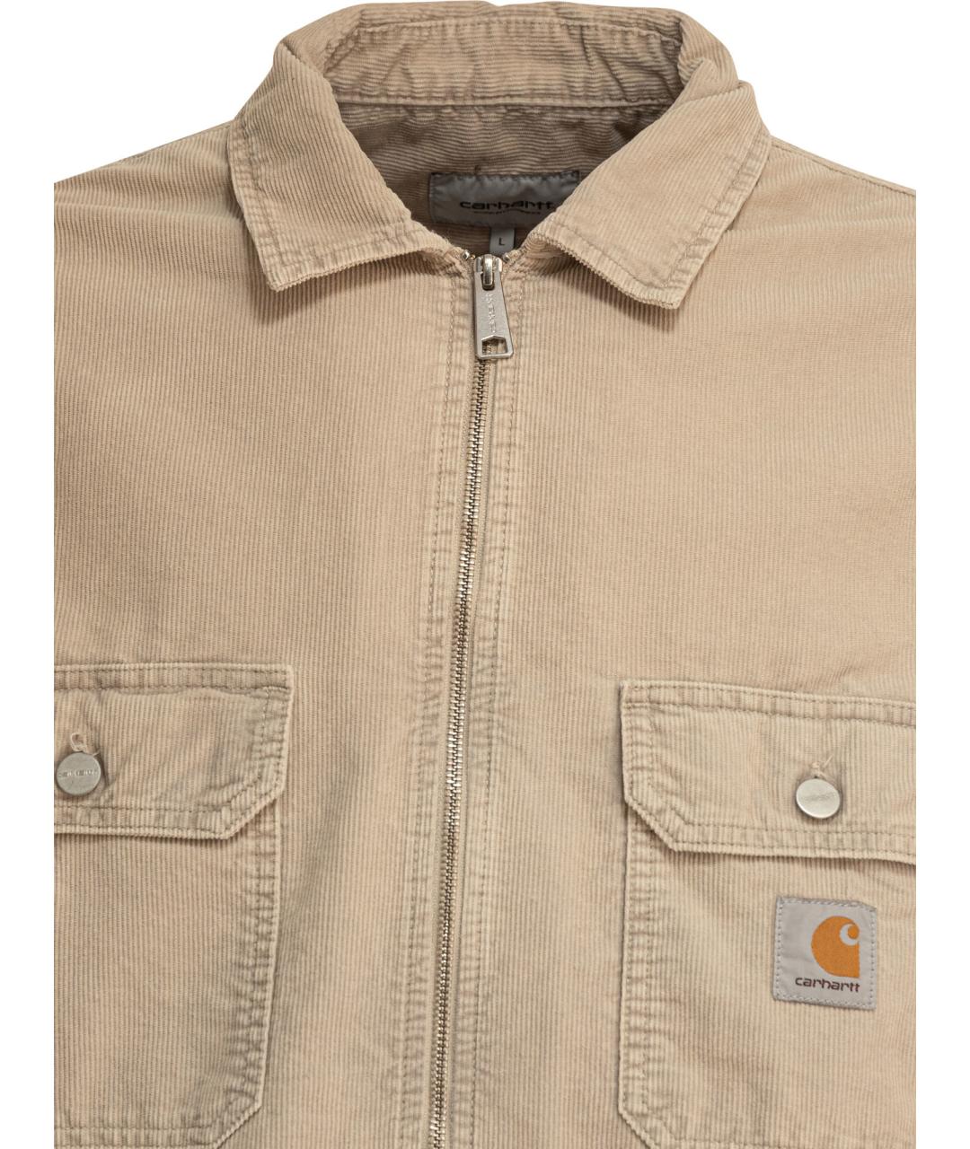 CARHARTT WIP Бежевая хлопковая куртка, фото 3