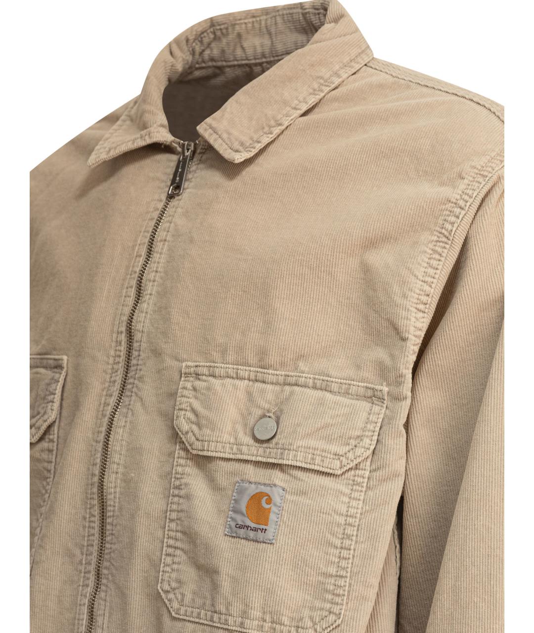 CARHARTT WIP Бежевая хлопковая куртка, фото 4