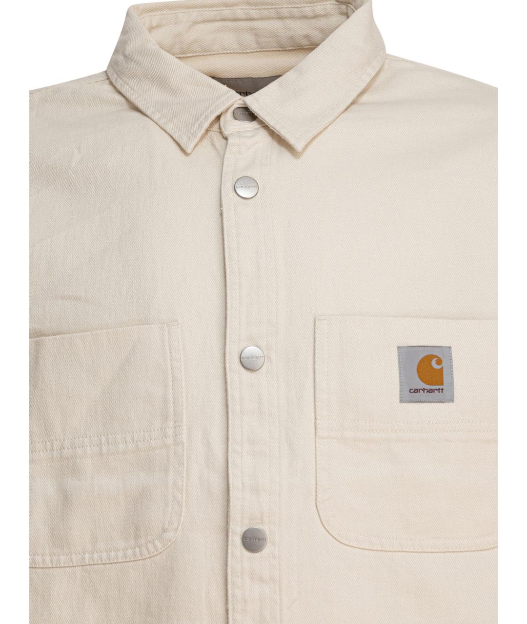 CARHARTT WIP Бежевая кэжуал рубашка, фото 3