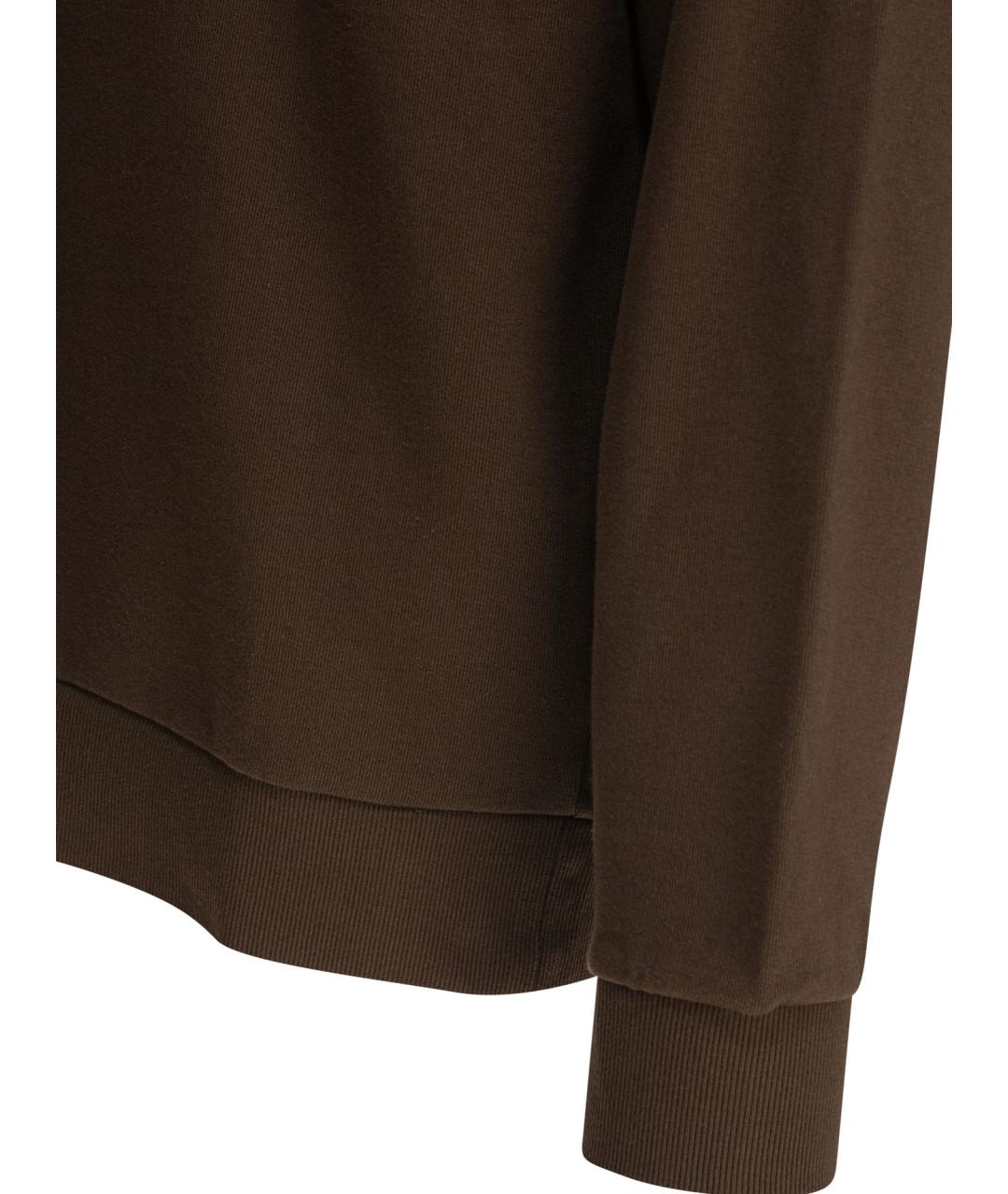 CARHARTT WIP Коричневый хлопковый джемпер / свитер, фото 4