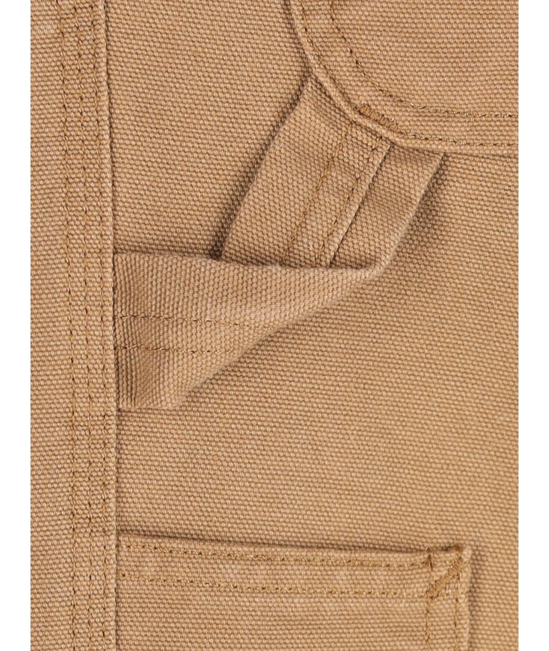 CARHARTT WIP Коричневые хлопковые повседневные брюки, фото 5