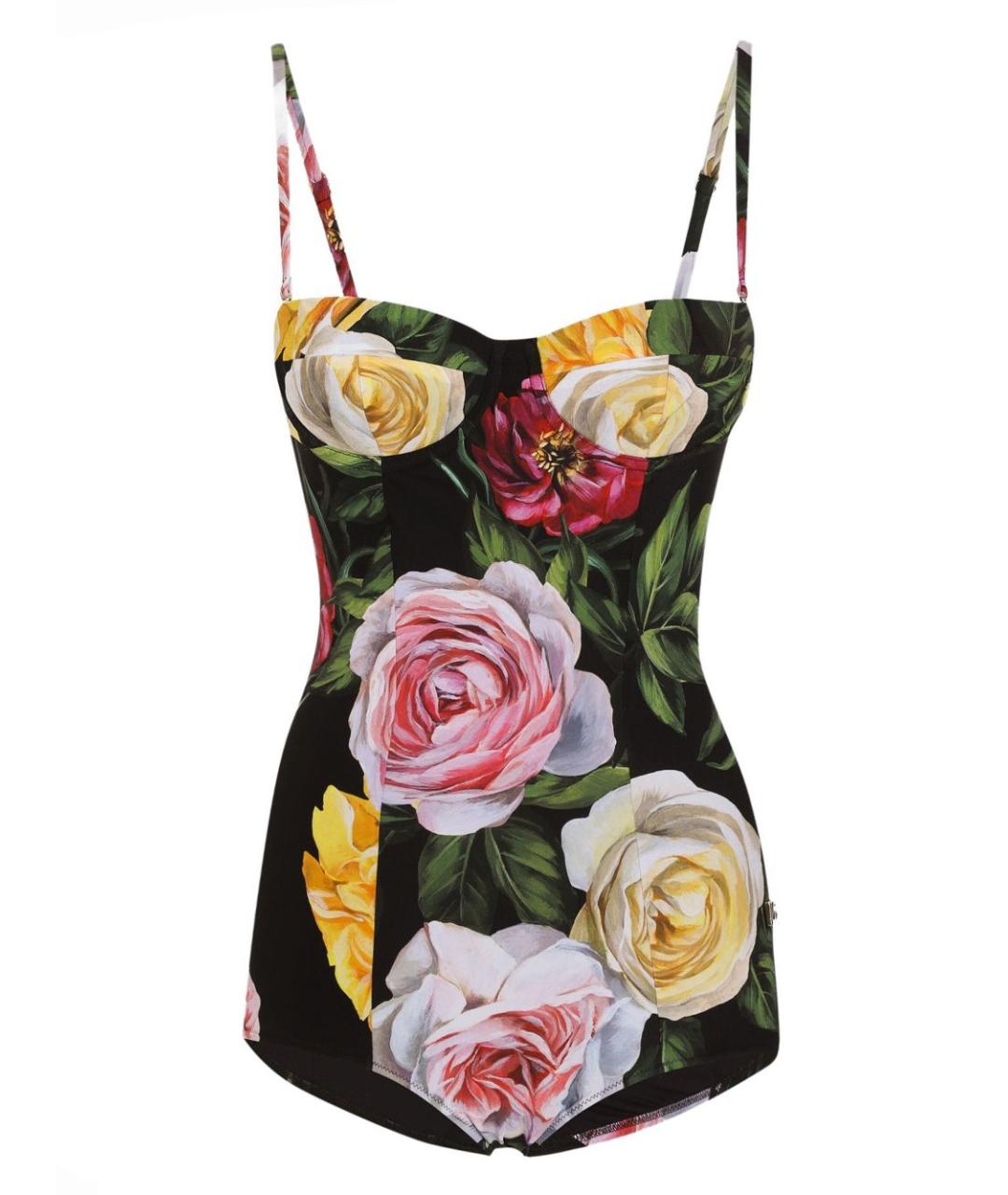 DOLCE&GABBANA Мульти полиамидовый купальник, фото 1