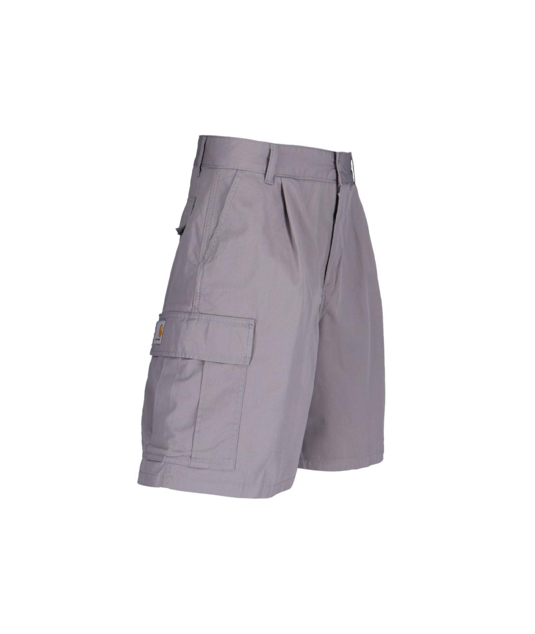 CARHARTT WIP Серые хлопковые шорты, фото 3