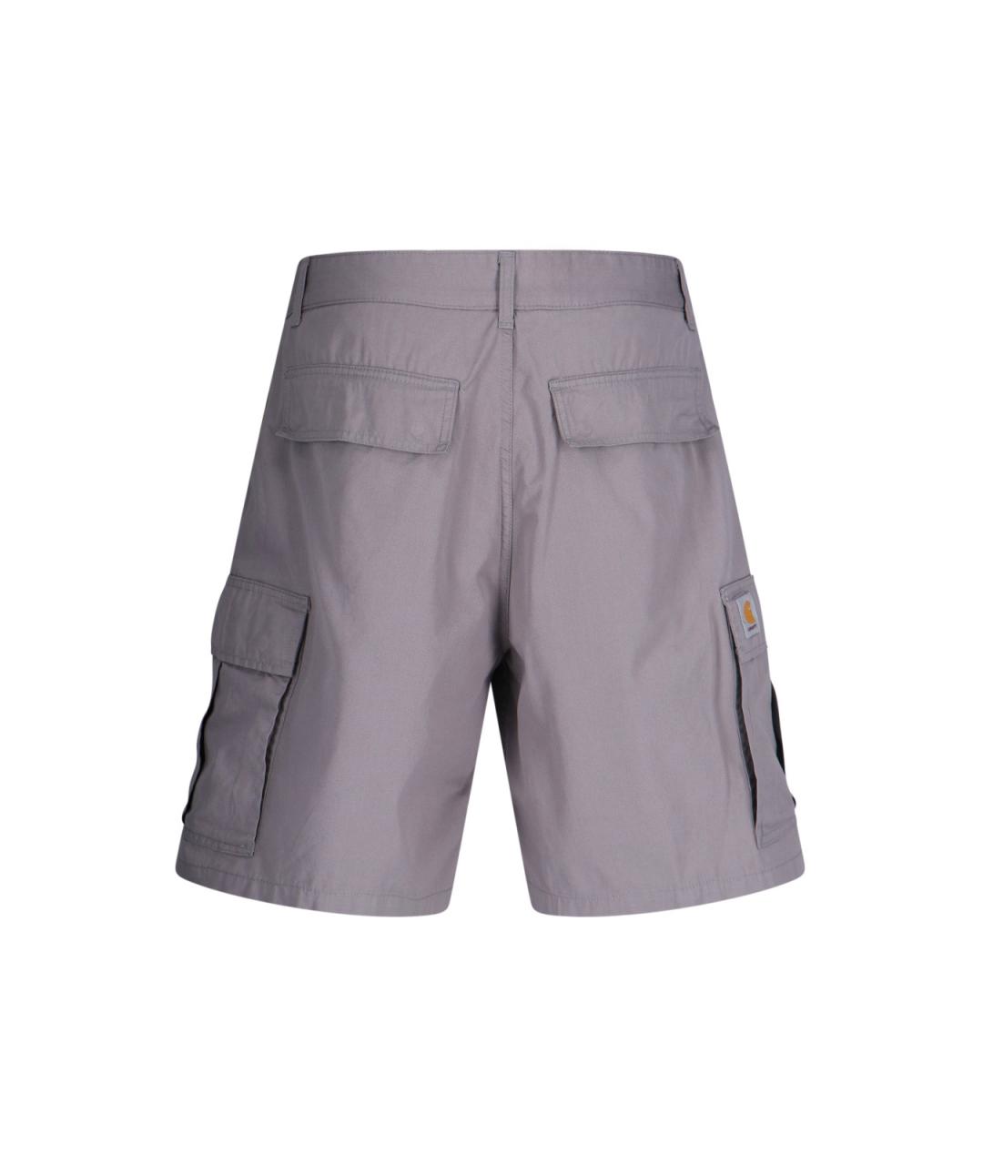 CARHARTT WIP Серые хлопковые шорты, фото 2