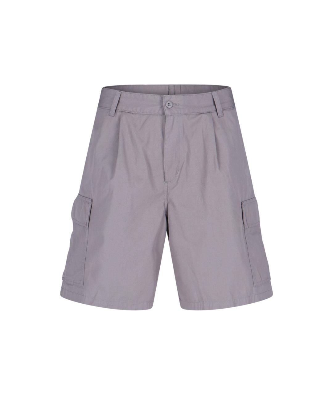 CARHARTT WIP Серые хлопковые шорты, фото 1