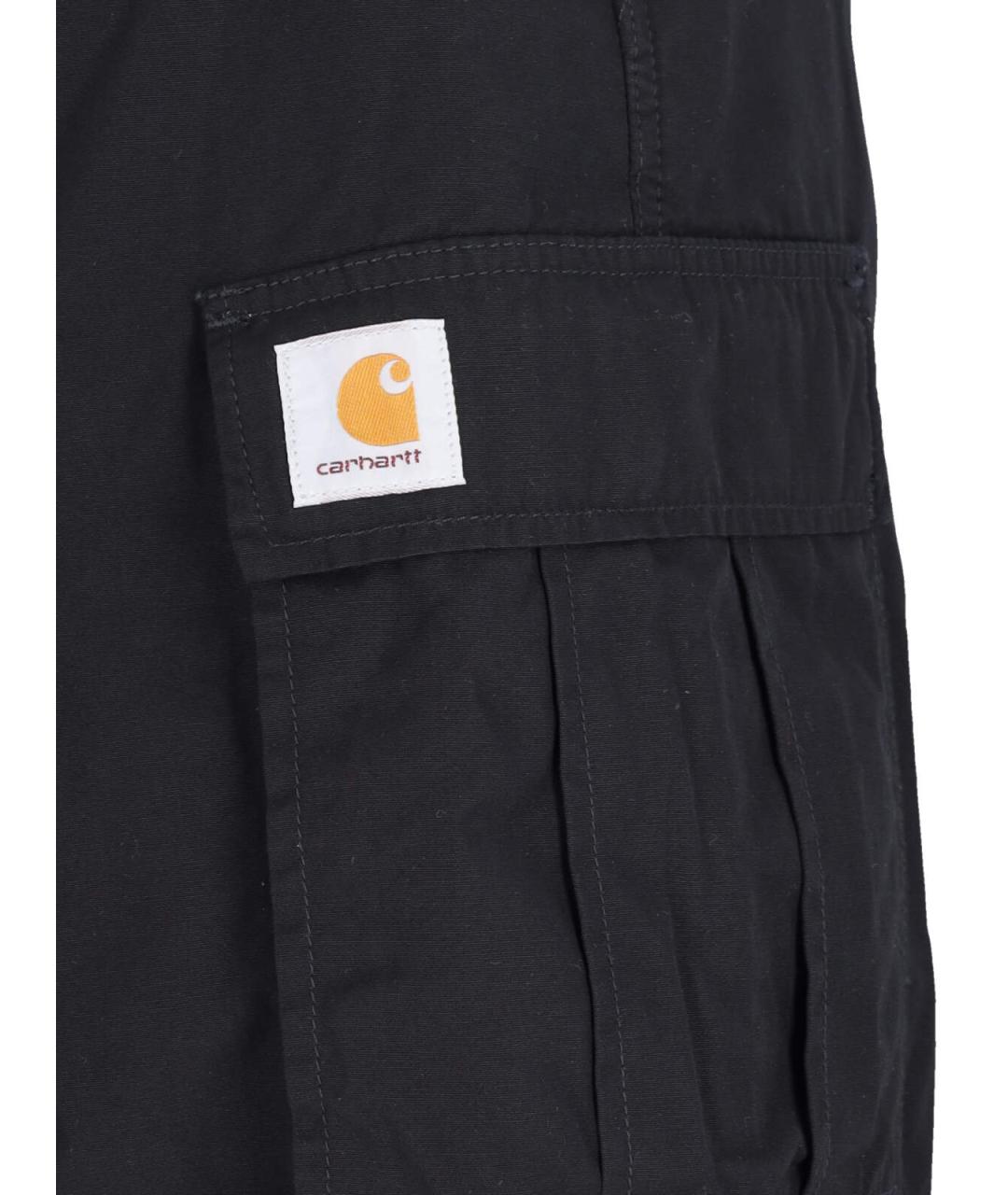 CARHARTT WIP Черные хлопковые шорты, фото 4