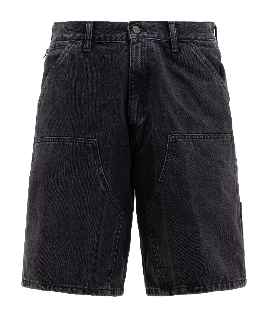 CARHARTT WIP Черные хлопковые шорты, фото 1