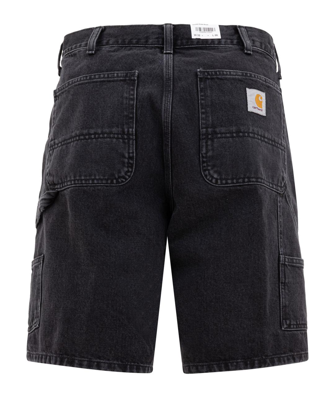 CARHARTT WIP Черные хлопковые шорты, фото 2