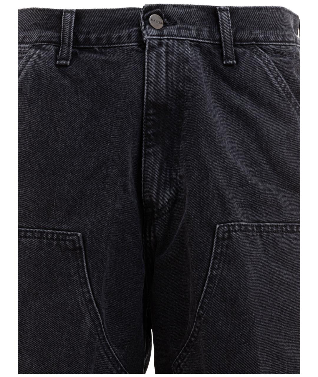CARHARTT WIP Черные хлопковые шорты, фото 3