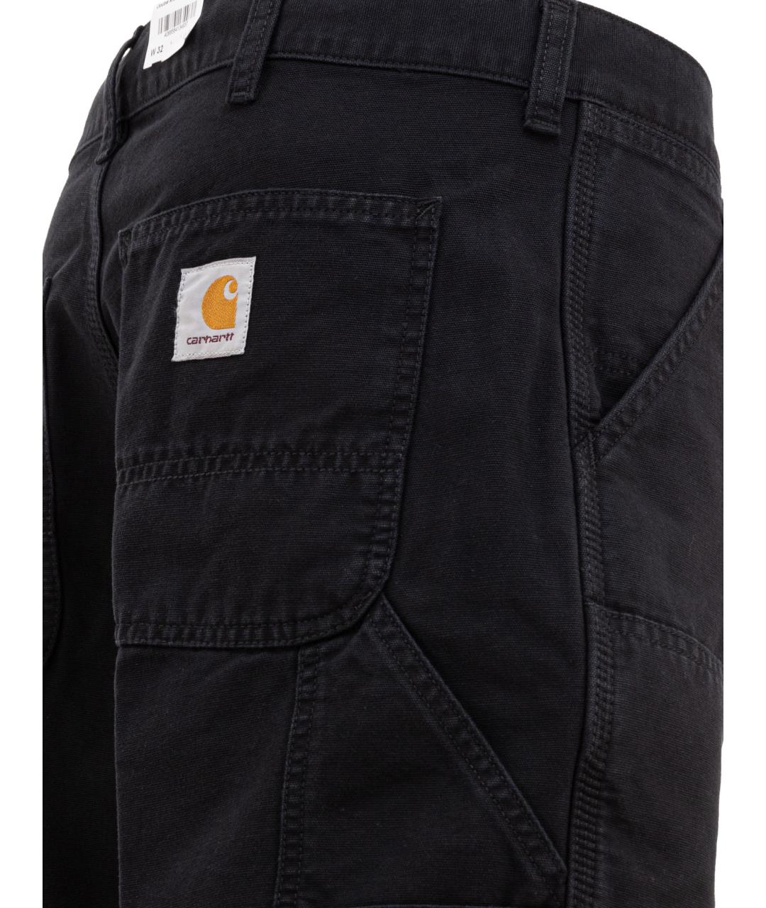 CARHARTT WIP Черные хлопковые шорты, фото 4