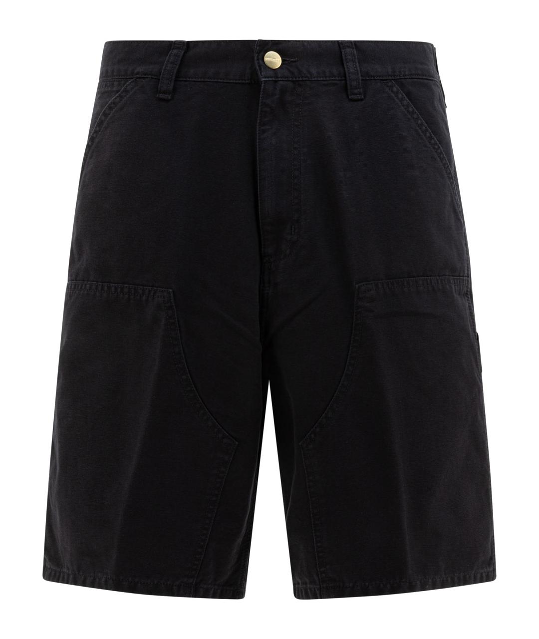 CARHARTT WIP Черные хлопковые шорты, фото 1