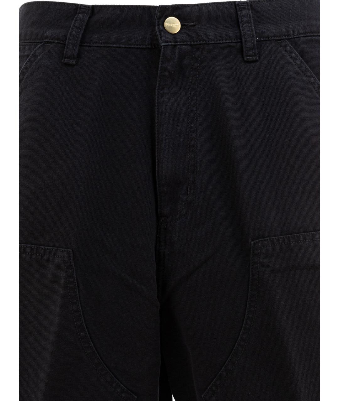 CARHARTT WIP Черные хлопковые шорты, фото 3