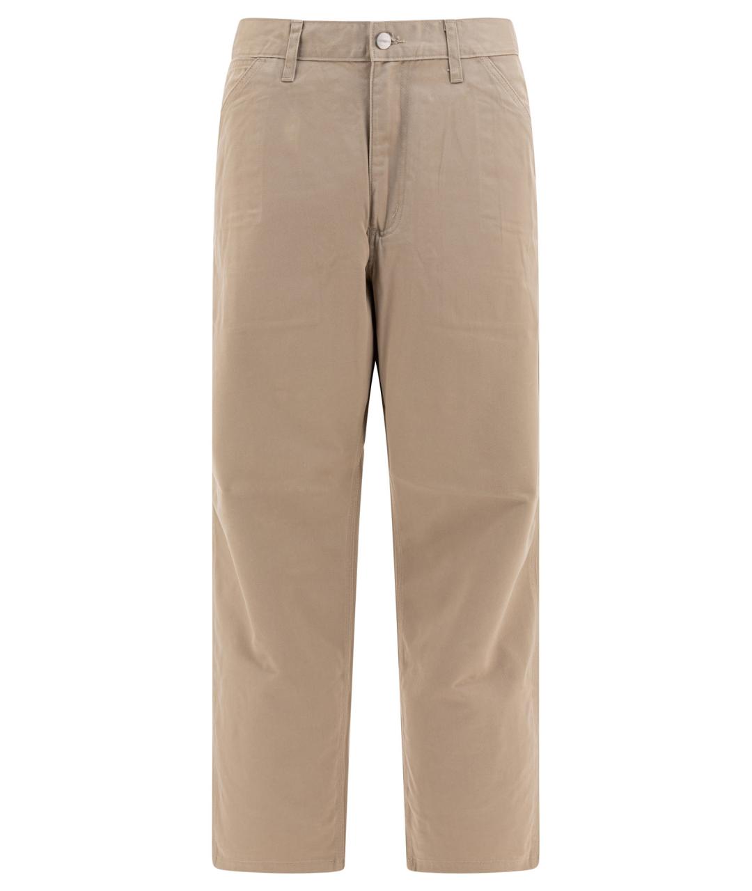 CARHARTT WIP Бежевые повседневные брюки, фото 1
